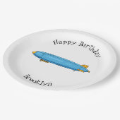 Cartoon Pappteller (Schrägansicht)