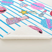 Cartoon Patch Abzeichen: Pop Art. Sherpadecke (3/4)