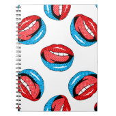 Cartoon Patch Abzeichen: Retro Pop Notizblock (Vorderseite)