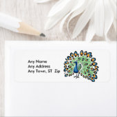 Cartoon Peacock (Insitu)