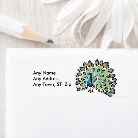 Cartoon Peacock (Insitu)