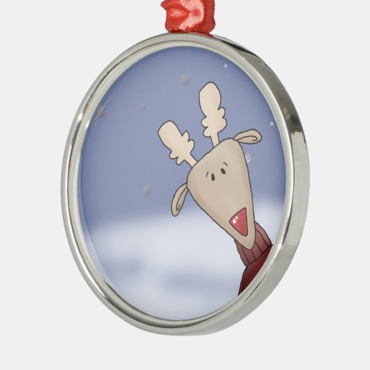 Cartoon Peeking Ornament (Links)