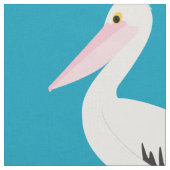 Cartoon Pelican Print Pattern Stoff (Nahaufnahme)