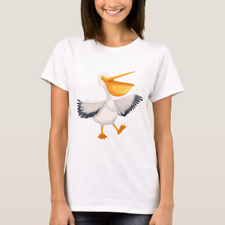 Cartoon-Pelikan T-Shirt