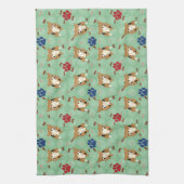 Cartoon Pembroke Welsh Corgi Küchentuch (Vertikal)