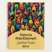 Cartoon Pen Muster Planer (Vorderseite)