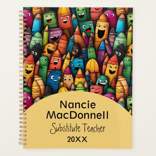 Cartoon Pen Muster Planer (Vorderseite)