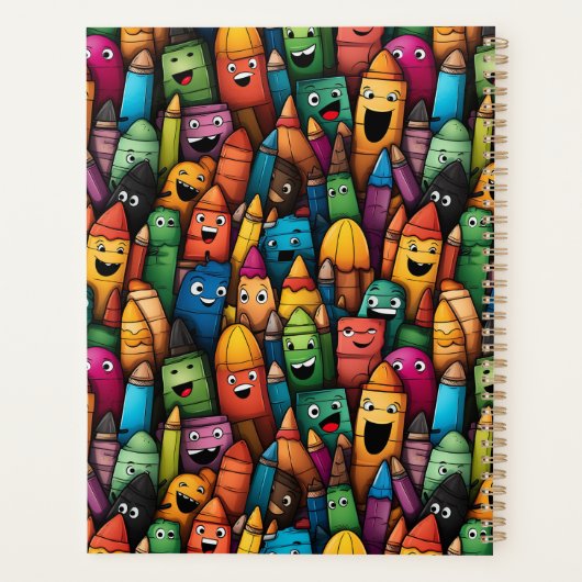 Cartoon Pen Muster Planer (Rückseite)