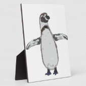 Cartoon Penguin Fotoplatte (Seite)