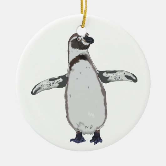 Cartoon Penguin Keramikornament (Vorne)