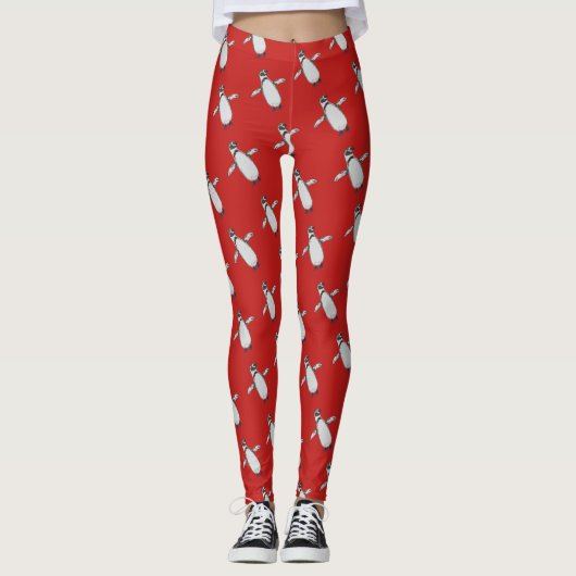 Cartoon Penguin Leggings (Vorderseite)
