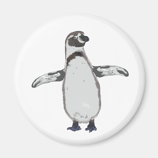 Cartoon Penguin Magnet (Vorne)