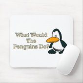 Cartoon Penguin Mousepad (Mit Mouse)