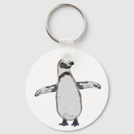 Cartoon Penguin Schlüsselanhänger (Vorderseite)