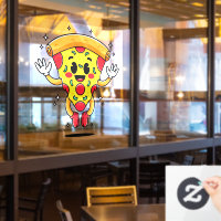 Cartoon-Peperoni-Pizza-Scheibe Kundenattraktor
