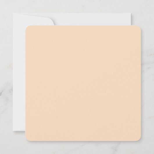 Cartoon Perfect Pear Simple Wedding Save the Date (Rückseite)