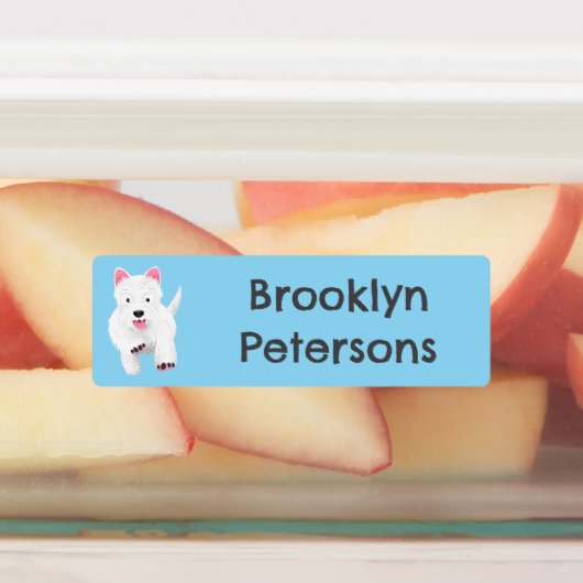 Cartoon personalisiert etiketten (Befestigt)