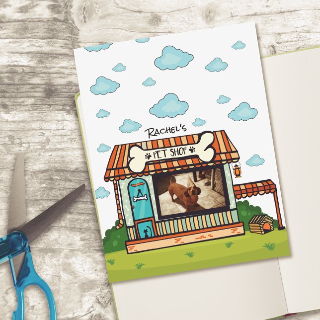 Cartoon Pet Care Personalisiert Scrapbook Paper (Von Creator hochgeladen)