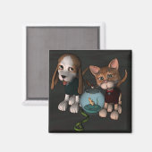 Cartoon Pet Magnet (Vorderseite/Rückseite)