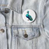 Cartoon Pfauendarstellung Button (Beispiel)