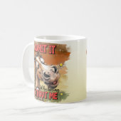 Cartoon-Pferd Kaffeetasse (Vorderseite Links)