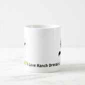 Cartoon-Pferd mit Ranch-Behandlung Kaffeetasse (Mittel)