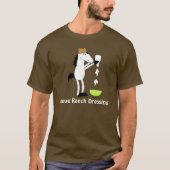 Cartoon-Pferd mit Ranch-Behandlung T-Shirt (Vorderseite)