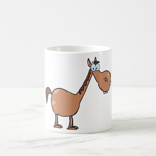 Cartoon Pferde Tasse