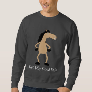 Cartoon-Pferdemode-Modell Sweatshirt