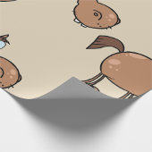Cartoon-Pferdewackelpapier Geschenkpapier