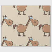Cartoon-Pferdewackelpapier Geschenkpapier (Flach)