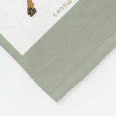 Cartoon Pferdezucht Fleece Blanket (Ecke)