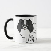 Cartoon Phalene/Japaner Chin Tasse (Links)