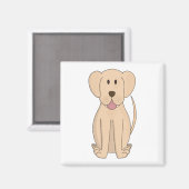 Cartoon Phantastisch Labrador Retriever Magnet (Vorderseite/Rückseite)