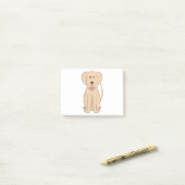 Cartoon Phantastisch Labrador Retriever Post-it Klebezettel (Auf Schreibtisch)