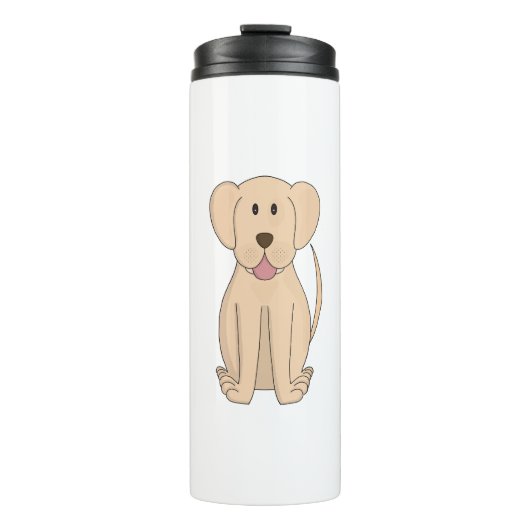 Cartoon Phantastisch Labrador Retriever Thermosbecher (Vorderseite)