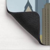 Cartoon Philadelphia Mousepad (Ecke)