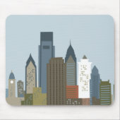 Cartoon Philadelphia Mousepad (Vorne)