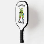 Cartoon Pickle Pair Pickleball Team Real Dill Pick Schläger (Links)