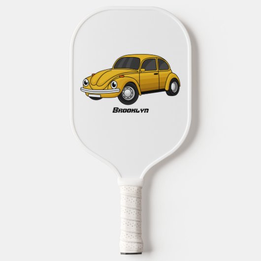 Cartoon Pickleball Schläger (Vorderseite)