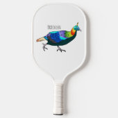 Cartoon Pickleball Schläger (Rückseite)