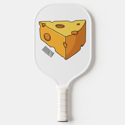 Cartoon Pickleball Schläger (Vorderseite)