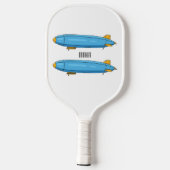 Cartoon Pickleball Schläger (Rückseite)