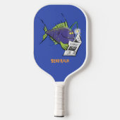 Cartoon Pickleball Schläger (Rückseite)
