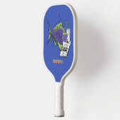 Cartoon Pickleball Schläger (Links)