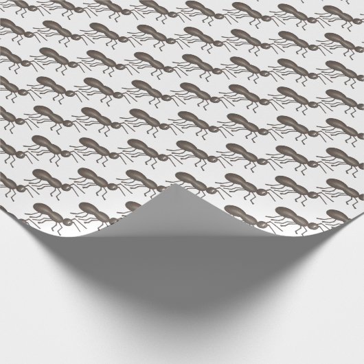 Cartoon Picnic Ants Marching Geschenkpapier (Ecke)