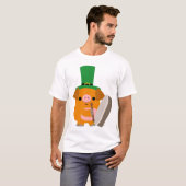 Cartoon Pig bei Bodhran :) Kinder T - Shirt (Vorne ganz)