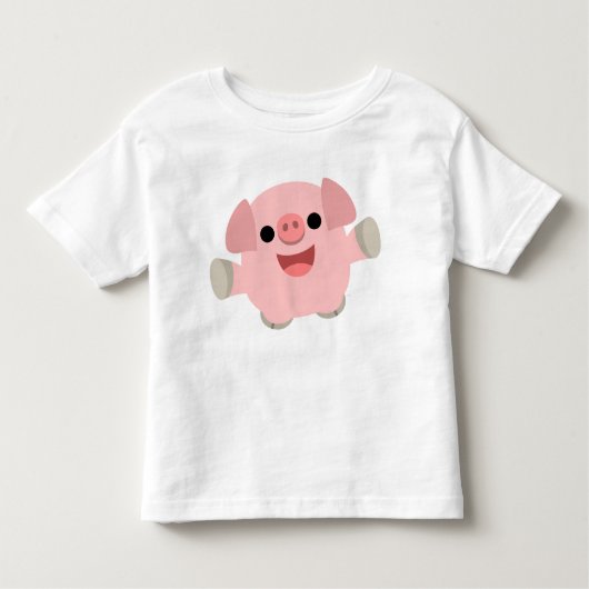 Cartoon Pig Children T - Shirt (Vorderseite)