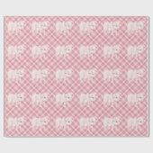 Cartoon Pig Country Wrapper Geschenkpapier (Flach)