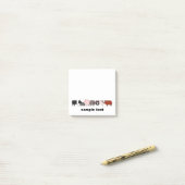 cartoon pig group post it post-it klebezettel (Auf Schreibtisch)